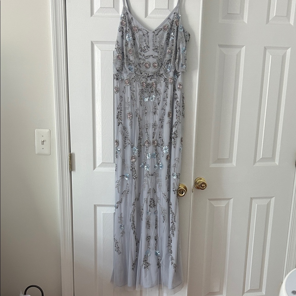 Adrianna Papell Light Blue Dress